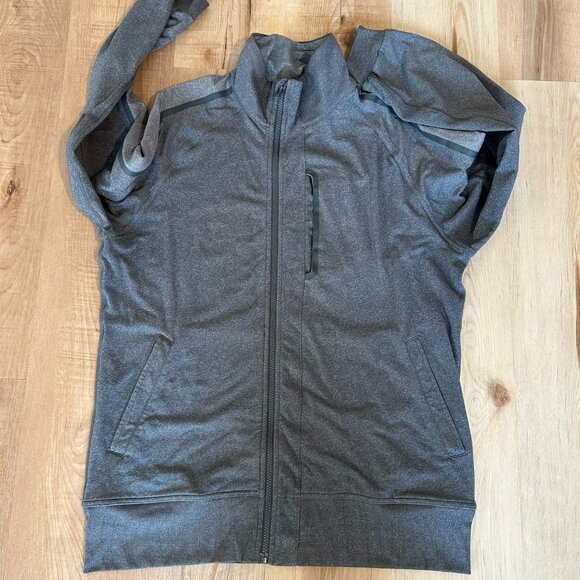 Lululemon Kung Fu Jacket II Heathered Dark Slate Sz L - Picture 4 of 13